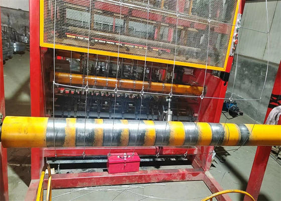 500m de PVC revestido de rollo resistente / Nudo fijo cerca de campo con agujeros cuadrados
