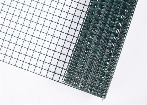 6 Gauge PVC recubierto de 2 x 4 pantallas de malla de alambre soldado para puertas / ventanas