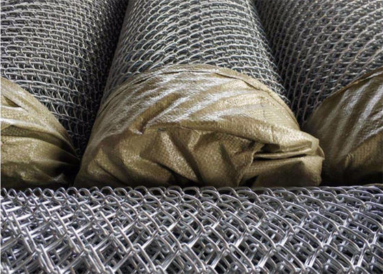 Cercas de conexión de cadena galvanizadas y de malla de diamante para granjas
