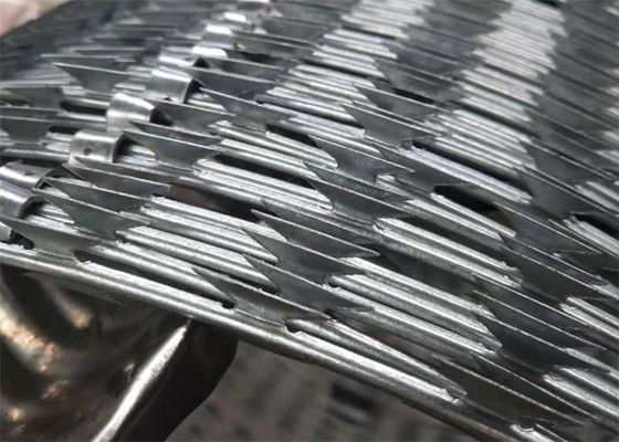 Anticorrosión Concertina Rayo de alambre de afeitar bobina galvanizado en caliente Concertina alambre de púas