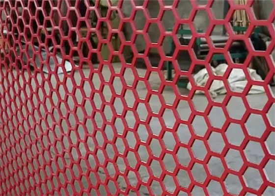 Acero inoxidable hexagonal perforado con agujeros para la construcción