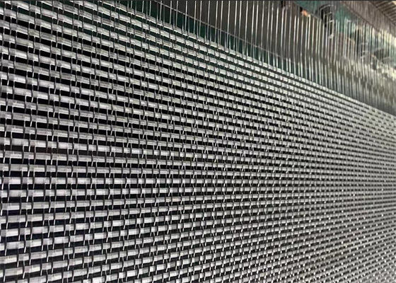 Acero inoxidable malla de alambre arquitectónico H tipo de cable y barra combinación malla