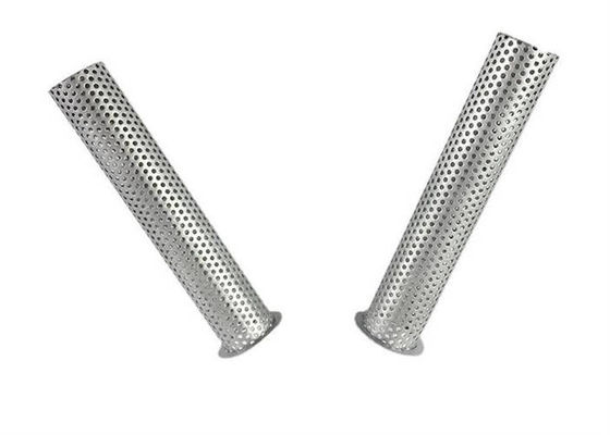 Fabricación de metal perforado a medida, tubos de filtro perforados electro galvanizados